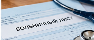 Неоплаченный больничный — тематическая иллюстрация